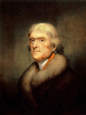 Портрет Джефферсона работы Рембрандта Пила